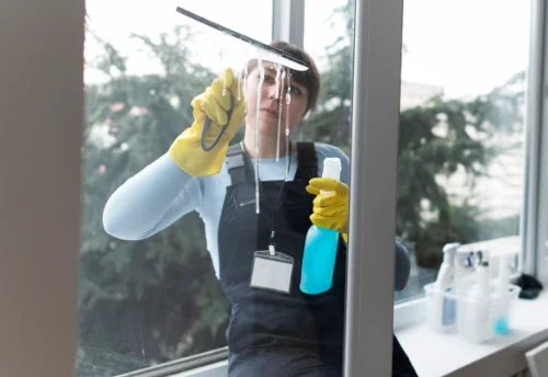Nettoyage de vitres intérieures et extérieures au Brouilh-Monbert